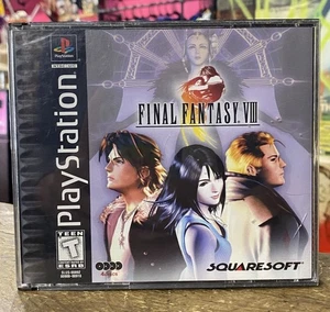 Vintage 1999 Playstation PS1 Final Fantasy VIII CIB Black Label Squaresoft - Bild 1 von 5