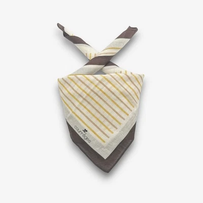 Vintage 90s Courreges Handkerchief Striped Neckerchief Pocket Square Scarf - Image 1 of 4