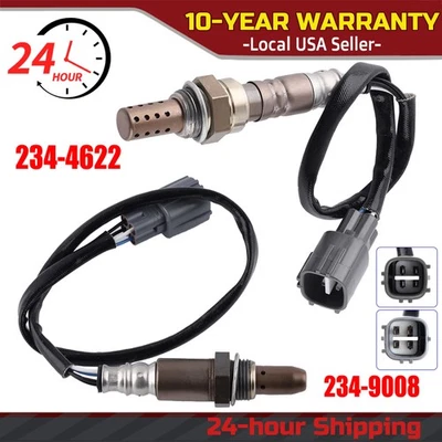 Sensores de oxígeno superior + inferior 2 piezas para Toyota Matrix 2,4 L 2009 2010 2011 2012 2013 Foto 1 de 4