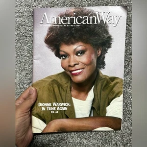 American Way Vintage Magazine Dionne Warwick Apr. 30-May 13, 1985 - Bild 1 von 4
