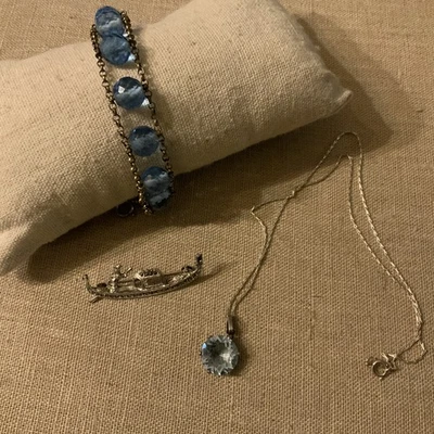 Lot Bijoux Argent  Vintage - Immagine 1 di 4