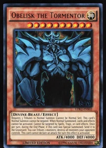 Obelisk the Tormentor LDK2-ENS02 Yugioh TCG Card Ultra Rare LP - Picture 1 of 2