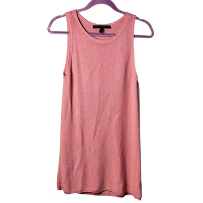 Vestido sin mangas tejido White House Black Market rosa brillante talla mediana Foto 1 de 4