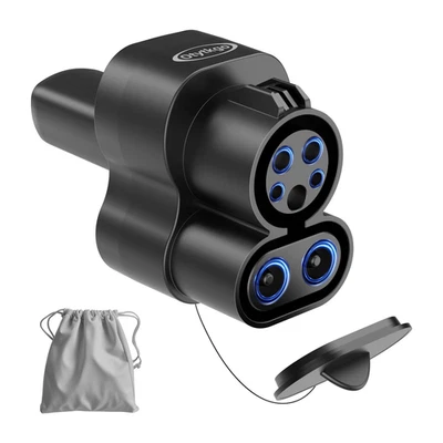 Otytkgo 2-in-1 CCS & J1772 to Tesla Adapter 250KW 80A DC/AC Fast Charger - Image 1 of 4