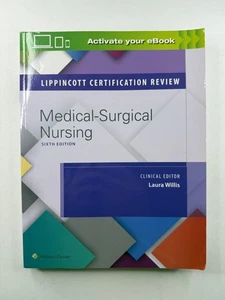 Lippincott Certification Review Medical-Surgical Nursing 6th Ed Softcover Guide - Imagen 1 de 8