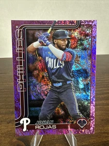 2025 Topps Series Two #469 - Johan Rojas - Pink Refractor - Bild 1 von 6