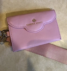 KENDRA SCOTT Pink  WRISTLET WALLET KEYCHAIN PINK New Free Shipping! - Picture 1 of 5