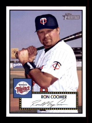 2001 Topps Heritage #109 Ron Coomer - Image 1 of 2
