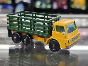 Matchbox Serie #4 Dodge Stake LKW schwarz Reifen grün Pfahl Lesney Vintage 1967 - Bild 1 von 7