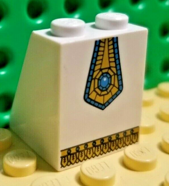 LEGO Falda Azul Joya Piernas Vestido Pendiente 2x2x3 Princesa Minifiugre Bata Egipcia Foto 1 de 1