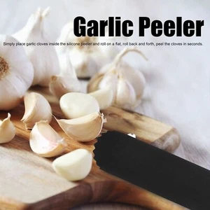 Garlic Peeler Sets Peeling Roller Tube Brush Food Grade Silicone OdorFree - Picture 1 of 12