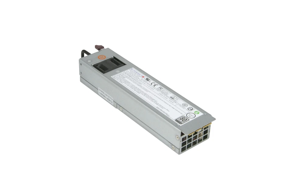 SuperMicro PWS-606P-1R 600W Redundant Short Depth Power Supply - Image 1 of 1
