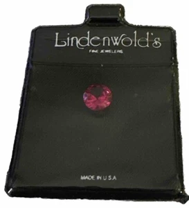 Vintage Estate Lindenwold’s Fine Jewelers Simulated Loose Diamond Pouch Magenta - Picture 1 of 5
