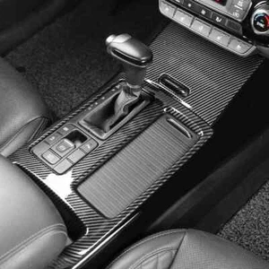 Para Kia Sorento III UM consola central panel cuadro cubierta carbono negro - Imagen 1 de 6
