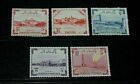 PAKISTAN 1955 8TH ANN OF INDEPENDENCE ISSUES IN SET OF 5 IN FINE M/N/H