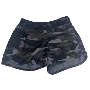 Athleta Girl Large 12 Shorts Record Breaker 3" Camo Athletic Back Pocket - Picture 1 of 11