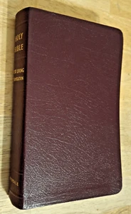 NLT HOLY BIBLE By Tyndale 1997 Burgundy Bonded Leather a.e.g. Fine - Picture 1 of 6