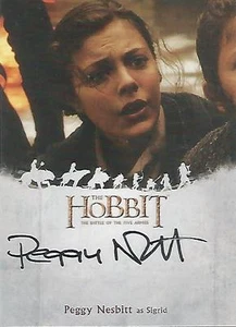 Der Hobbit Schlacht der Fünf Heere - PN Peggy Nesbitt "Sigrid" Autogrammkarte - Bild 1 von 1