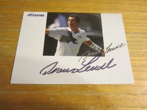 Ivan Lendl Autographed Signed 4X5.75 Photo ATP Tennis World #1 HOF - Picture 1 of 3