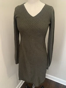 Max Studio Sweater Dress Color Toast Textured Knit Long Sleeve Bodycn Size S - Picture 1 of 5
