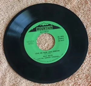 Billy Boyd "Love Me Now and Forever & Live Today Die Tomorrow" 45 RPM 7" Vinyl - Foto 1 di 2