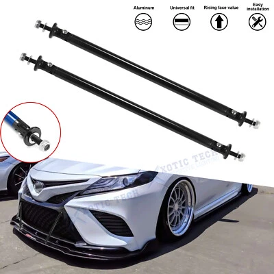 Pair Bumper Splitter Strut Rod Support Bar For Toyota Cruiser RAV4 Lexus RX GX - Image 1 of 4