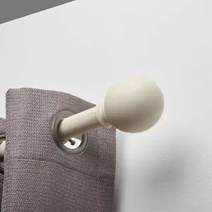 Caña para cortinas de bola rústica de 1" - dos tamaños - dos colores - Imagen 1 de 3