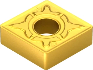 CNMG432 TC Carbide Turning Insert 1/2 IC 1/32 R 80 Degree TIN Coated USA 10 PACK - Picture 1 of 1