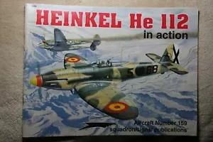 Heinkel He 112 in Action Squadron Signal Book # 1159 Very Good Condition - Imagen 1 de 5