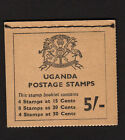 Uganda 1965 5/- Complete Booklet Sb3.