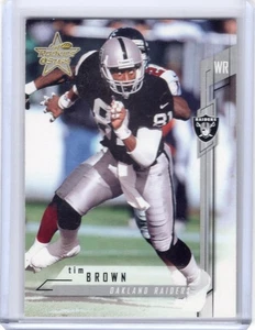 TIM BROWN 2001 Leaf Rookies & Stars #87 - RAIDERS - Picture 1 of 1