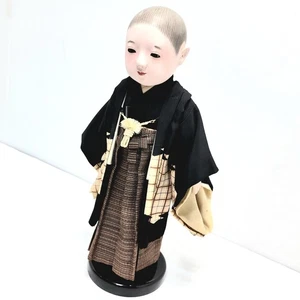 Antique Japanese Ichimatsu Doll Boy Made by Nihon Ningyo Seisaku Kumiai Japan - Picture 1 of 9