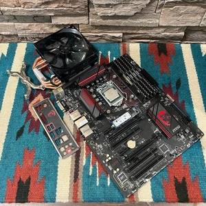 MSI Z170A GAMING M3 ATX Motherboard Combo •i7-6700K Cooler •32GB RAM •256SSD W10 - Photo 1/14