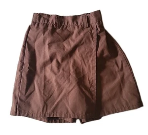 Girl Scouts Brownie Skort Skirt Brown Size Small , Br Skort 01061, Used - Picture 1 of 3