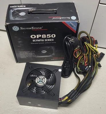 Silverstone Olympia OP850 850W ATX PC Netzteil dauerlastfähig 70A 12V SingleRail - Bild 1 von 4