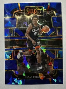 2023-24 Select Ausar Thompson RC Blue Cracked Ice Prizms Concourse #95 - Picture 1 of 2