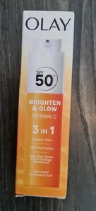 Olay Vitamin C Brighten & Glow All In One SPF50 50ml *NEXT DAY DELIVERY * - Picture 1 of 1