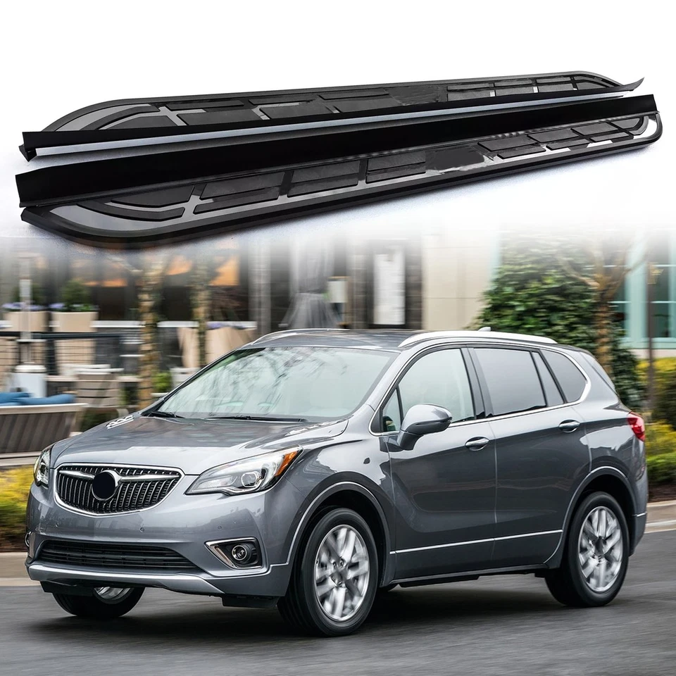 Barra Nerf de pedal lateral para estribo compatible con Buick Envision 2016-2019 2020 Foto 1 de 4