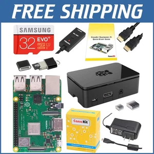 Complete Raspberry Pi 3 B+ Starter Kit - 32GB EVO+ SD & Power Supply Included - Picture 1 of 11