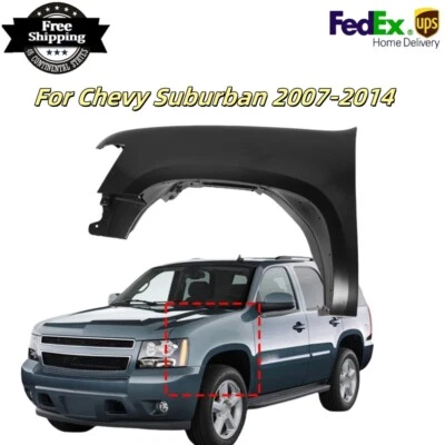 New For Chevy Suburban 07-14 Fender Front Driver LH Side Black Plastic 22977475 Foto 1 de 4