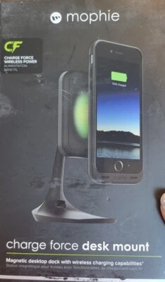 Base magnética de escritorio Mophie Charge Force/carga inalámbrica nueva en caja Foto 1 de 4
