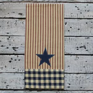 Asciugamano da cucina patriottico libertà stella asciugamano a righe 4 luglio decorazione - Foto 1 di 2