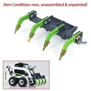 Metall Ripper Vertikutierer ForLESU 1/14 Aoue LT5H LT5 Hydraulischer Skid-Steer RC Lader - Bild 1 von 9
