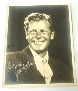 JOEL McCREA vintage photo print + original mailer - Bild 1 von 5