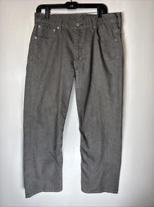 Levi's Mens 569 Loose Straight Jeans Size 34X30  Grey Baggy 28" Inseam - Picture 1 of 5