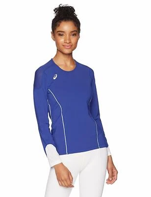 Camiseta deportiva unisex de ASICS Jr. Domain Ii, real/blanca, grande Foto 1 de 2