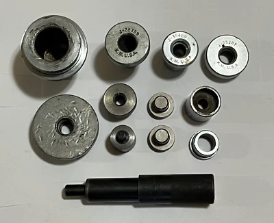 Vintage Kent Moore Suspension Tool 12 pc Set Bushing Bearing Cup Seal Installer - Image 1 of 4