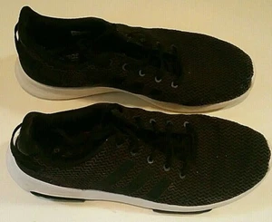 Adidas CloudFoam 23M001 Black Athletic Shoes Mens Size 11.5 Neo comfort bed - Picture 1 of 12