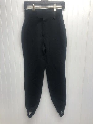 Pantalones de esquí estribo negros para mujer talla 10 largos Foto 1 de 4