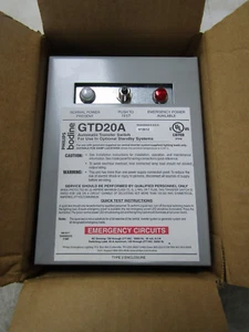 💥NUEVO INTERRUPTOR DE TRANSFERENCIA AUTOMÁTICA PHILIPS BODINE 120-277 VAC 20A MAX GTD20A - Imagen 1 de 12